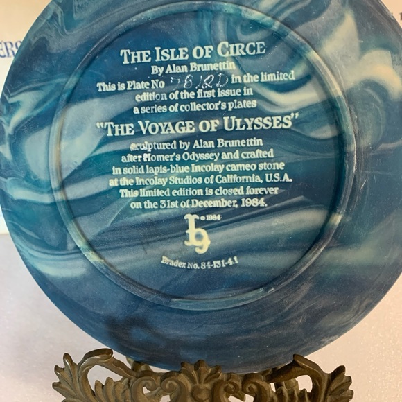 Blue and White Decorative Plate - Picture 7 of 7